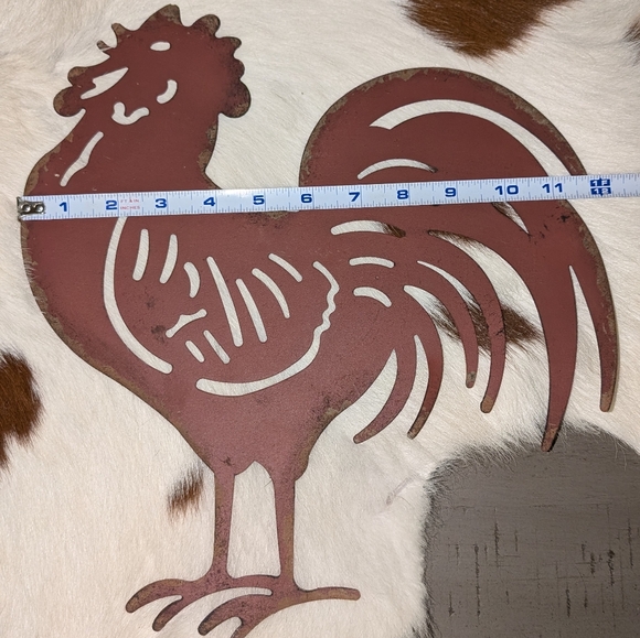 🆕 Metal Farmhouse Chicken Wall Art - Picture 5 of 5